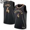 Camiseta Niños NBA Toronto Raptors Scottie Barnes 4 2022-23 Nike City Edition Negro Swingman